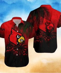 Ncaa Louisville Cardinals Coconut Tree Trendy Hawaiian Shirt Aloha Shirt
